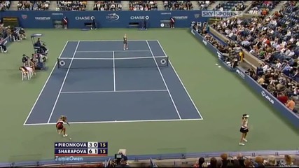 Maria Sharapova vs Tsvetana Pironkova 2009 Us Open