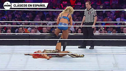 Charlotte Flair vs Becky Lynch vs Sasha Banks - Campeonato Femenino de WWE (Lucha Completa)
