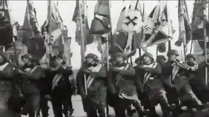 Wehrmacht soldiers march