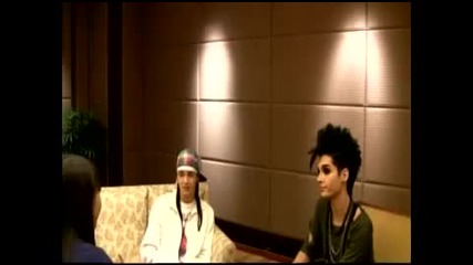 Hunny interviews Tokio Hotel