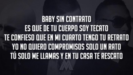 Sin Contrato - Maluma Ft. Don Omar Wisin Remix_letra 2016