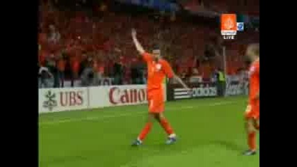 Холандия - Румъния 2 - 0 Евро 2008