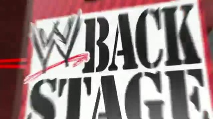 Backstage Fallout Raw - August 6,2012