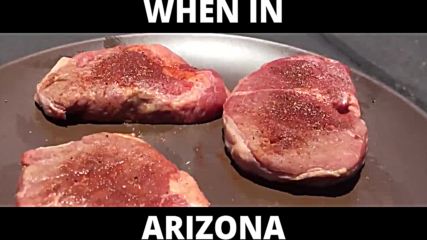 Как пекат месо в Аризона през летните жеги