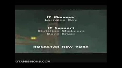Gta San Andreas - ps2 - End Game Credits