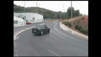 Mercedes 190 E 16v Дрифт в Гърция 