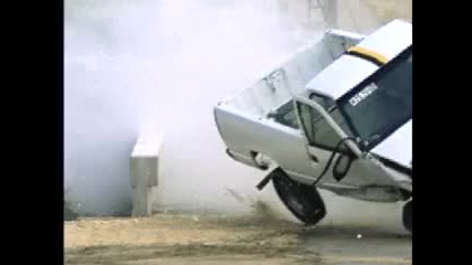 Slow Motion Crash Test - Side View