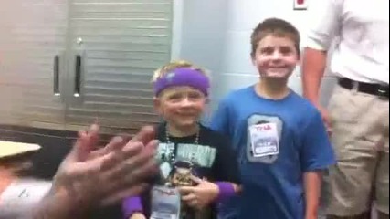 Jeff Hardy backstage
