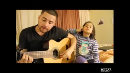 Little Girl Covers 'home' With Her Dad Video