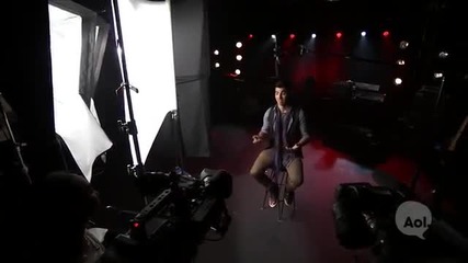 Интервю с Joe Jonas [ Aol Sessions ]