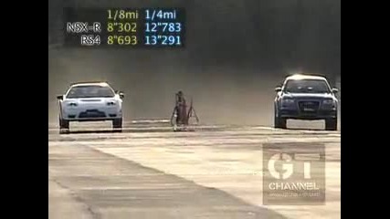 Honda Nsx-r vs. Audi Rs4