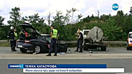 Жена загина на пътя Враца - Мездра