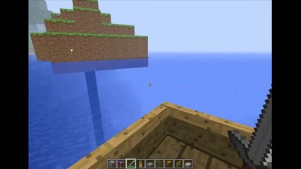Епично разкарване със лодка в Minecraft xd