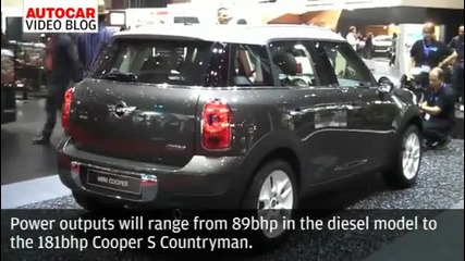Geneva motor show Mini Countryman by autocar.co.uk 