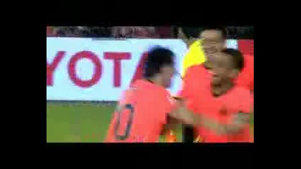 Estudiantes vs Barcelona 1 - 2 Messi Goal