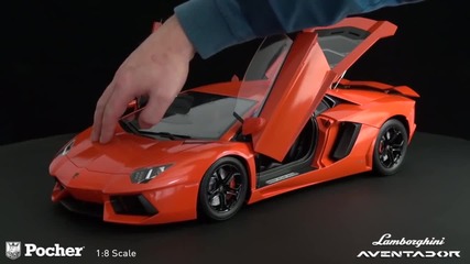 Удивително Lamborghini Aventador в мащаб 1:8 !