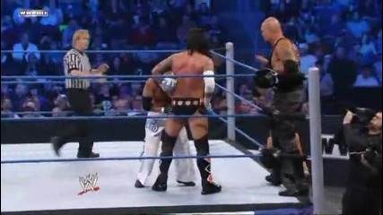 Rey Mysterio And Mvp vs Cm Punk And Luke Gallows
