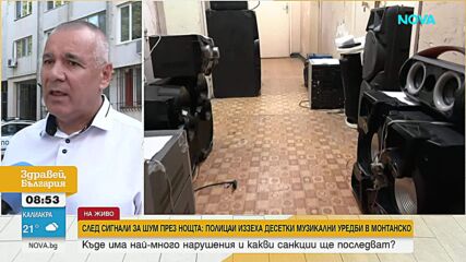 Акция на полицията в Монтанско срещу нарушителите на тишината
