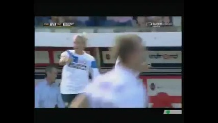 20.09 Каляри - Интер 1:2 - Втори гол на Диего Милито