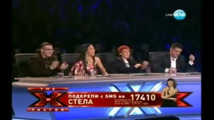 Стела и Дони се забавляваха на сцената на "x Factor"