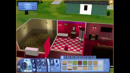 My home and My sim in the sims 3 (monster high Draculaura sim)