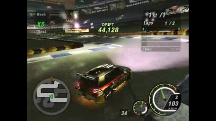 Nfsu2 Drift part 2 [ Golf 4 ] 2 Laps