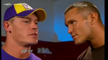 Wwe Raw 18/10/2010 John Cena & Randy Orton Backstage Segmen