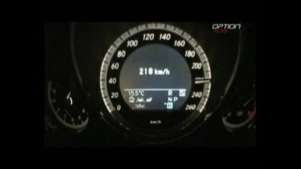 250 km/h en Mercedes E350 Cgi Option Auto
