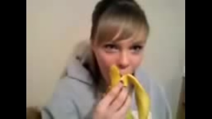 Sexy Girl Sucking a Banana
