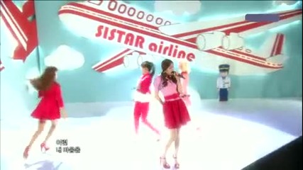 Sistar - Shady Girl ~ Music Core (aug.28.10) 