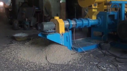 Floating Fish Feed Pellet Machine / Wet Type Fish Feed Extruder