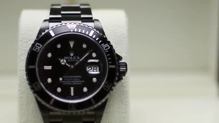 Rolex Submariner Dlc Beschichtung in schwarz