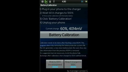 Mydroid - Battery Calibration