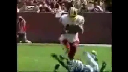 Craziest Football Hits and Catches (high Quality) 