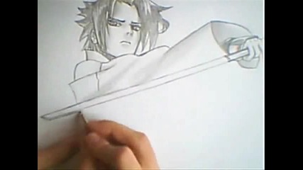 Drawing Sasuke Shippuden 