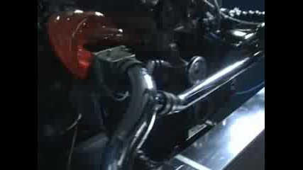 Тестване на двигател от Volvo 