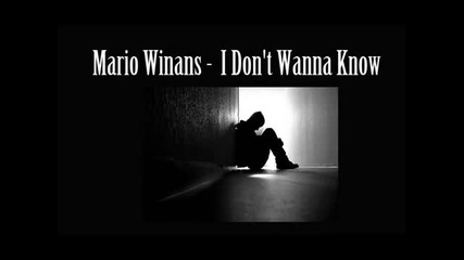 Вечна ! Mario Winas - I Don't Wanna Know