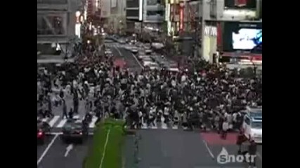 трафик на светофар в Япония 