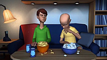 Caillou Rob dunkins donuts- not get arrested