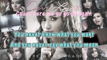 Demi Lovato - Here we go again [ Karaoke / Instrumental ]