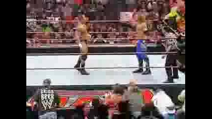 Triple Threat Match Hbk Vs Orton Edge