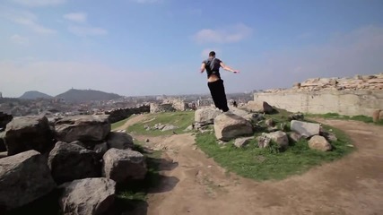 Freerunning the old town in Plovdiv