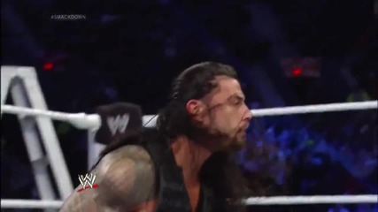 The Usos vs. Seth Rollins & Roman Reigns- Smackdown, Dec. 13, 2013