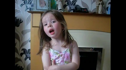 Adele Someone Like You - 4 year old