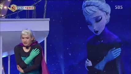 корейска пародия на Disney's -"frozen"- "let It Go" (няма как да не се засмеете)