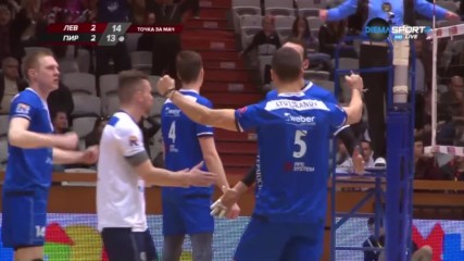 ВК Левски - ВК Пирин 3:2 /репортаж/