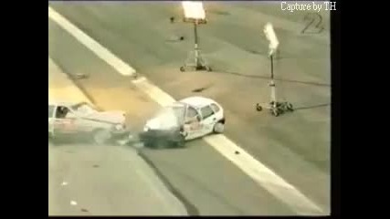 Opel Corsa vs Mercedes Benz клас S crash test