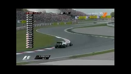 Formula 1 2010 Испания квалификация част 3 
