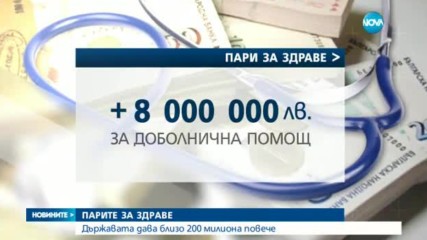 Договориха 188 милиона лева повече за болниците - следобедна емисия