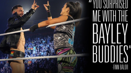 Bayley catches Finn Balor by surprise on WWE MMC